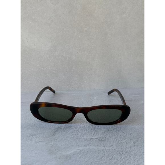 NEW Saint Laurent SL557 SHADE Havana Brown Slim Sunglasses main image 5